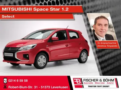 Gebraucht Mitsubishi Space Star Select 71 PS (52 kW) 2024 Rot Kleinwagen