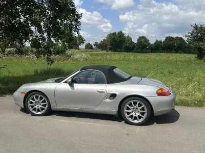 Gebraucht Porsche Boxster 204 PS (150 kW) 1998 Silber Cabrio