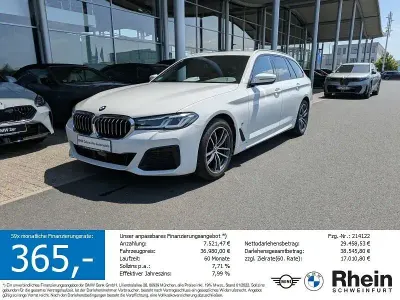 Gebraucht BMW 520 M Sport 190 PS (139 kW) 2023 Weiß Kombi