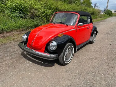 Gebraucht VW Käfer Karmann 50 PS (36 kW) 1978 Rot Cabrio