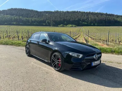 Brugt Mercedes A35 AMG Advanced Plus 306 HK (225 kW) 2021 Sort Sedan