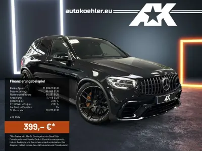 Gebraucht Mercedes GLC63 AMG AMG 510 PS (375 kW) 2021 Obsidianschwarz SUV
