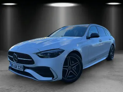 Gebraucht Mercedes C220 AMG 197 PS (144 kW) 2025 Unilack polarweiß