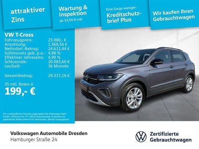 Gebraucht VW T-Cross Goal 116 PS (85 kW) 2025 Rauchgrau metallic SUV