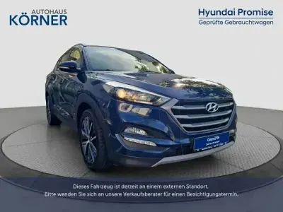 Gebraucht Hyundai Tucson Passion 177 PS (130 kW) 2018 Blau SUV
