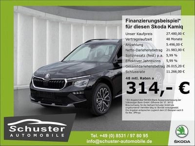 Neu Skoda Kamiq Tour 150 PS (110 kW) 2025 Schwarz SUV