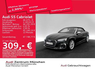 Gebraucht Audi S5 Cabriolet Ambiente 354 PS (260 kW) 2023 Mythosschwarz metallic Cabrio