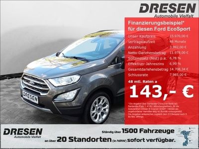 gebraucht Ford Ecosport Titanium 1.0 EcoBoost AHK-abnehmbar Navi Soundsystem B&O Bi-Xenon Apple CarPlay