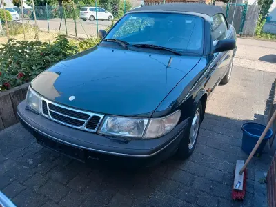 Gebraucht Saab 900 Cabriolet 150 PS (110 kW) 1997 Grün Cabrio