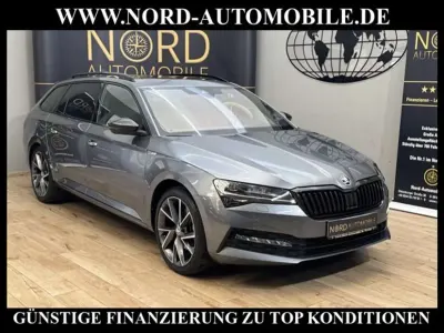 Gebraucht Skoda Superb SportLine 150 PS (110 kW) 2022 Graphitegrau metallic (metallic) Kombi