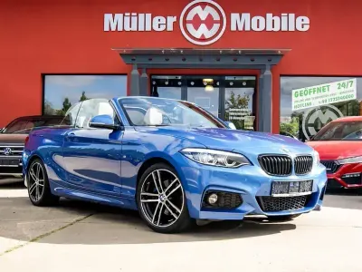 Gebraucht BMW 220 M Sport 190 PS (139 kW) 2020 Estorilblau (metallic) Cabrio