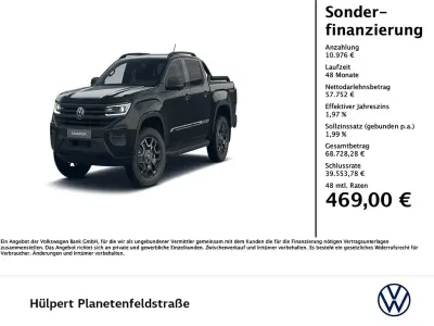 Neu VW Amarok Dark Label 241 PS (177 kW) 2026 Midnight black metallic Pickup
