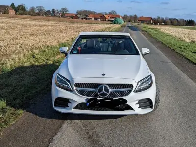 Gebraucht Mercedes C180 AMG line 156 PS (114 kW) 2020 Weiß Cabrio