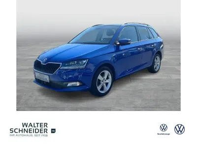 Gebraucht Skoda Fabia Soleil 110 PS (80 kW) 2019 Blau Kleinwagen