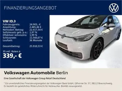 Gebraucht VW ID.3 Pro 150 kW (204 PS) 2023 Weiß Kleinwagen