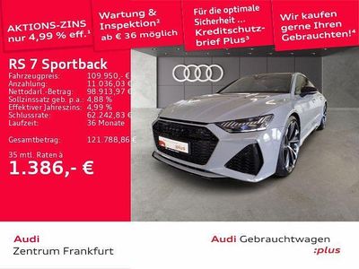 Gebraucht Audi RS7 Sportback Sport 600 PS (441 kW) 2022 Nardograu Kleinwagen