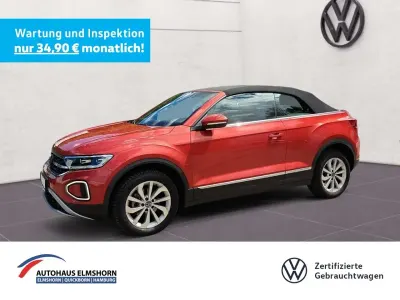 Gebraucht VW T-Roc Cabriolet Style 116 PS (85 kW) 2024 Kings red metallic Cabrio