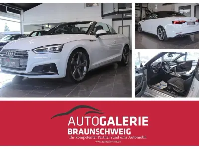 Gebraucht Audi A5 Cabriolet S-Line 190 PS (139 kW) 2019 Gletscherweiß metallic Cabrio