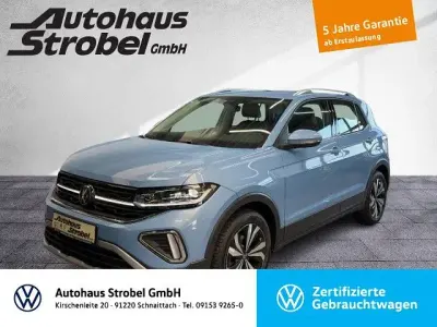 Gebraucht VW T-Cross Style 116 PS (85 kW) 2024 Clear blue metallic (metallic) SUV