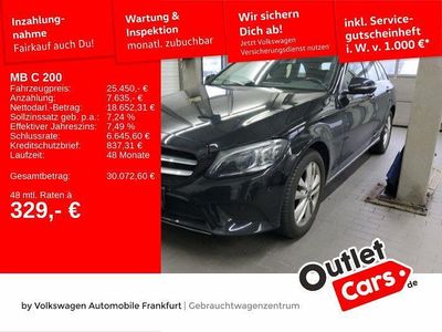 Gebraucht Mercedes C200 Avantgarde 184 PS (135 kW) 2018 Schwarz Limousine