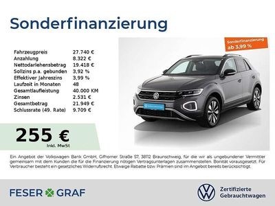 Indiumgrau metallic Gebraucht 2025 VW T-Roc Goal SUV | 27.740 € (Guter Preis)