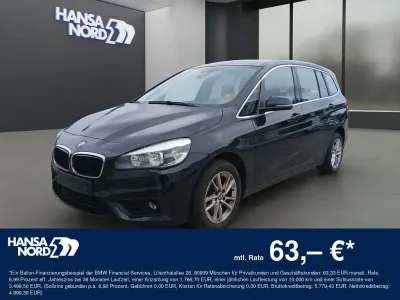 Gebraucht BMW 218 Gran Tourer Advantage 150 PS (110 kW) 2016 Schwarz Van / Kleinbus