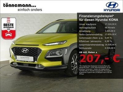 Gelb Gebraucht 2020 Hyundai Kona Premium SUV | 17.324 € (Guter Preis)