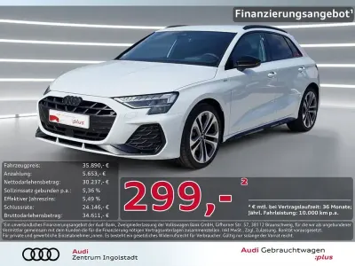 Gebraucht Audi A3 S-Line 150 PS (110 kW) 2025 Gletscherweiß metallic Limousine