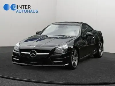 Brugt Mercedes SLK350 Sport 306 HK (225 kW) 2013 Sort Cabriolet