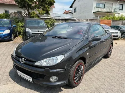 Gebraucht Peugeot 206 CC Platinum 109 PS (80 kW) 2006 Schwarz obsidien/metalli Cabrio