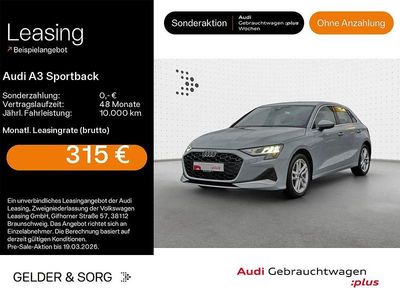 Gebraucht Audi A3 Advanced 150 PS (110 kW) 2025 Pfeilgrau perleffekt Limousine