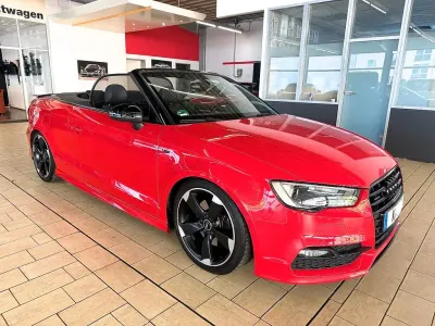 Brugt Audi A3 Cabriolet S-Line 184 HK (135 kW) 2015 Rød Cabriolet