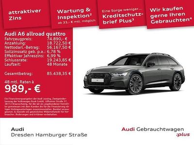 Gebraucht Audi A6 Allroad Ambiente 344 PS (253 kW) 2024 Chronosgrau metallic Kombi