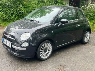 Gebraucht Fiat 500 Pop Star 69 PS (50 kW) 2012 Schwarz Kleinwagen