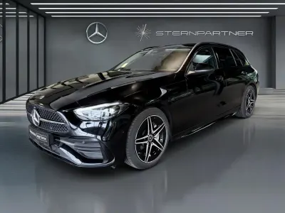 Gebraucht Mercedes C220 AMG 197 PS (144 kW) 2023 Schwarz Limousine