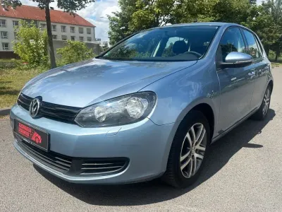 Gebraucht VW Golf VI Trendline 80 PS (58 kW) 2009 Blau Kleinwagen