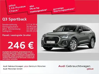 Gebraucht Audi Q3 Sportback Ambiente 150 PS (110 kW) 2025 Chronosgrau metallic SUV