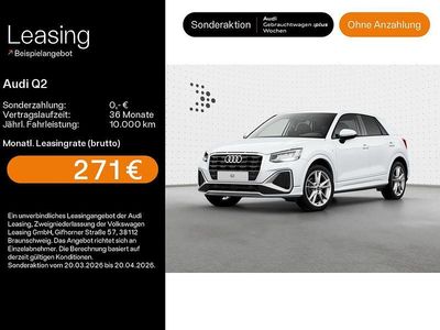 Gebraucht Audi Q2 S-Line 150 PS (110 kW) 2025 Gletscherweiß metallic SUV