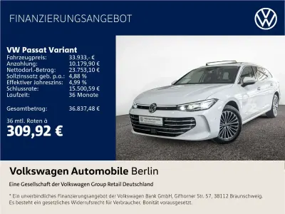 Gebraucht VW Passat Elegance 150 PS (110 kW) 2024 Pure white Kombi