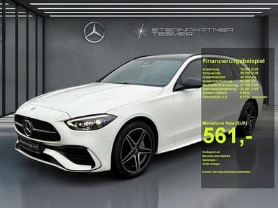 Weiß Gebraucht 2024 Mercedes C300e AMG Limousine | 51.740 € (Teuer)