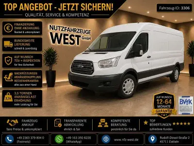 Gebraucht Ford Transit 105 PS (77 kW) 2016 Weiß Van / Kleinbus