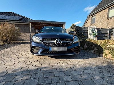 Usata Mercedes C300e 306 CV (225 kW) 2020 Blu Station wagon