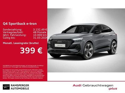 Gebraucht Audi Q4 Sportback e-tron S-Line 210 kW (286 PS) 2025 Grau (kieselgrau) SUV