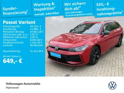 Brugt VW Passat R-line 177 HK (130 kW) 2025 Rød Stationcar