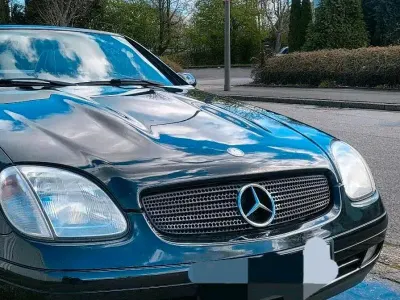Usata Mercedes SLK200 136 CV (100 kW) 2000 Nero Cabrio