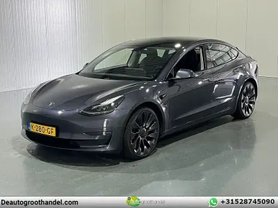 Occasion Tesla Model 3 Performance 339 kW (462 PK) 2020 Grijs Sedan