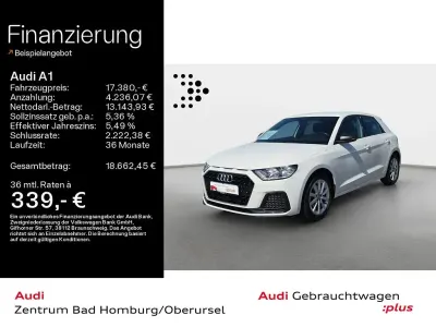 Gebraucht Audi A1 Sportback Advanced 116 PS (85 kW) 2019 Weiß Kleinwagen