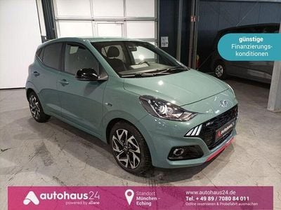 Usata Hyundai i10 N Line 101 CV (74 kW) 2023 Verde Utilitaria