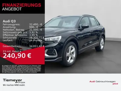 Gebraucht Audi Q3 Advanced 150 PS (110 kW) 2025 Schwarz SUV