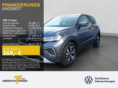 Nuova VW T-Cross Style 116 CV (85 kW) 2026 Grigio SUV